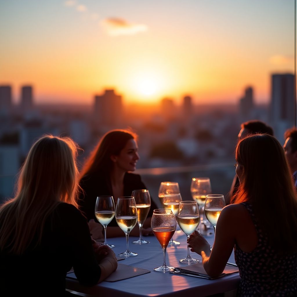 Evento networking clientes FinConsult terraza oficina Buenos Aires